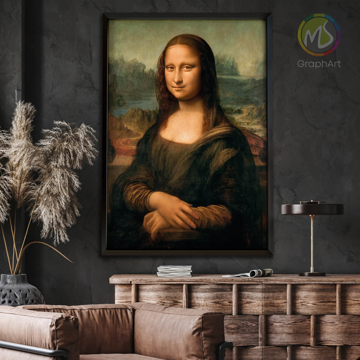 Quadro mona lisa, Quadros Decorativos: Como Escolher e Combinar na Sua Decoração, Como identificar meu estilo pessoal em arte de parede? Para saber qual é o seu estilo em arte de parede, você pode ver a diferença entre o minimalismo e a modernidade e tentar misturar um pouco dos dois para encontrar o que mais combina com você.