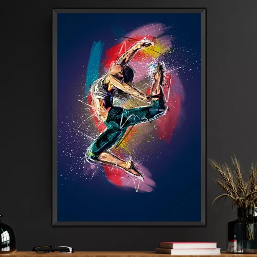 Quadro Pintura Coreografia de Cores, Quais são os melhores tipos de quadros decorativos para escritório? Os melhores tipos de quadros decorativos para escritório podem variar, mas é possível utilizar quadros que transmitam uma atmosfera harmoniosa e inspiradora no ambiente de trabalho.