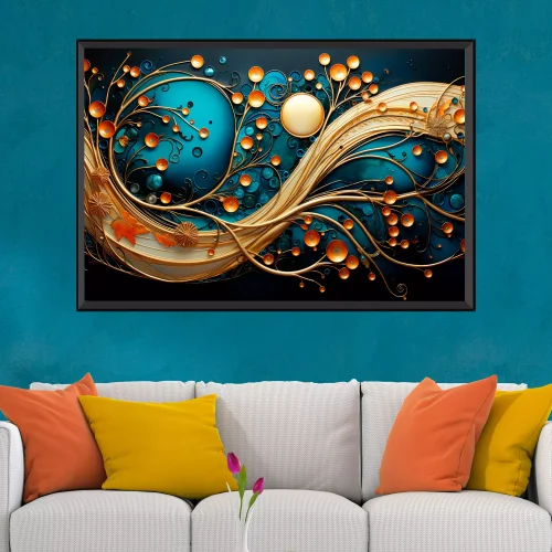 Quadro Abstrato Raiz Anciã 03, Comprar Quadros Online: Dicas para Adquirir Arte de Qualidade pela Internet