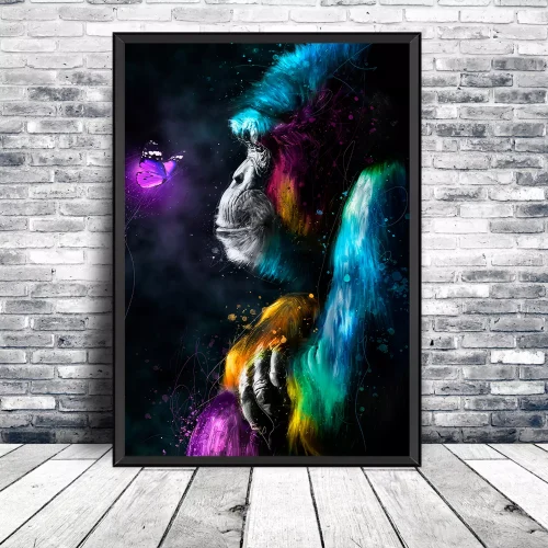 Quadro Animal Espírito Nebuloso 02