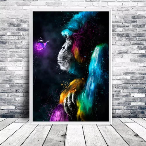 Quadro Animal Espírito Nebuloso 03