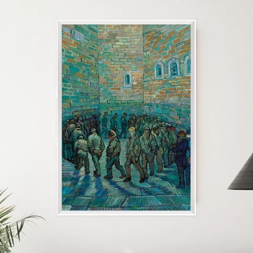 Quadro Van Gogh Prisioneiros em Exercício 03
