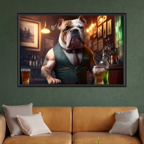 Quadro Bulldog Barman 03
