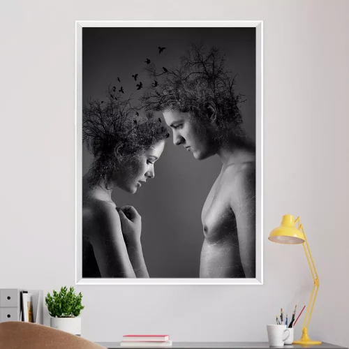 Quadro Mulher Sussurro de Pétalas 03