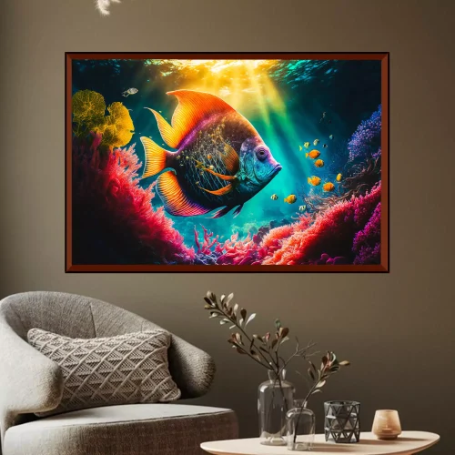 Quadro Peixe Espetáculo das Águas 02