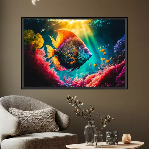 Quadro Peixe Espetáculo das Águas 03