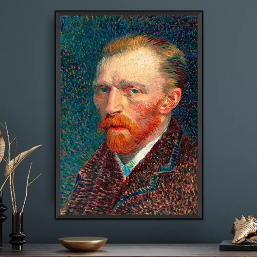 Quadro Van Gogh Autorretrato (1887) 02