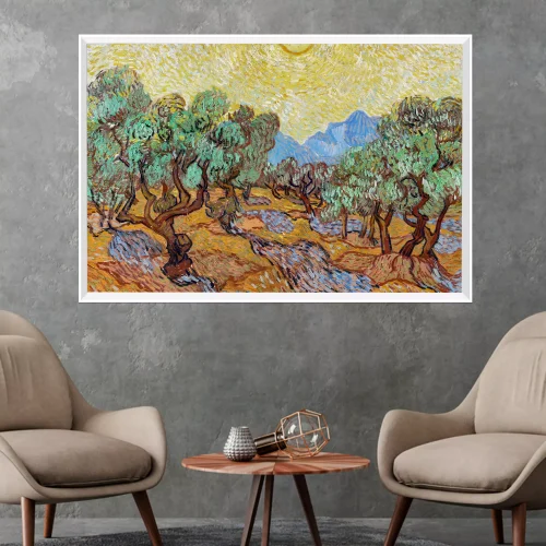 Quadro Van Gogh Oliveiras (1889) 01