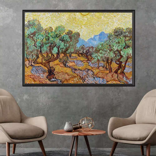 Quadro Van Gogh Oliveiras (1889) 03