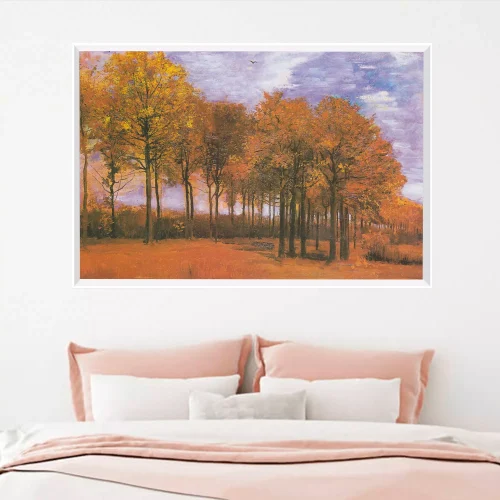 Quadro Van Gogh Paisagem Outonal (1885) 01