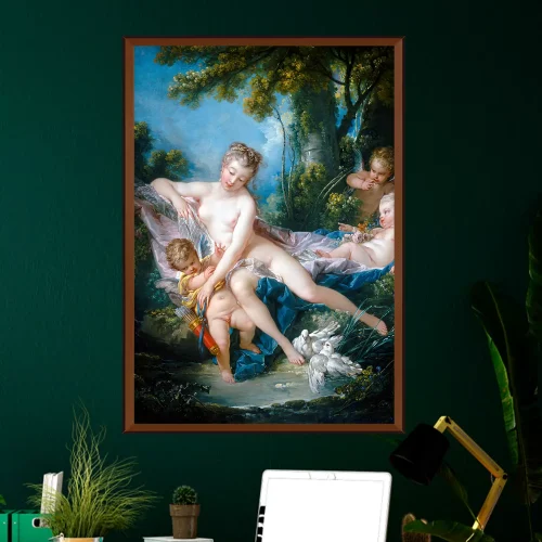 Quadro Vênus Consoladora Amor de François Boucher 01