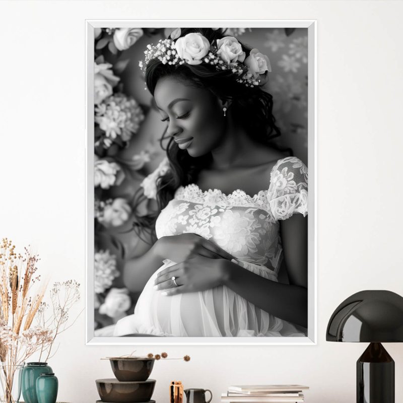 Quadro de Foto Amor em Gestação 01
